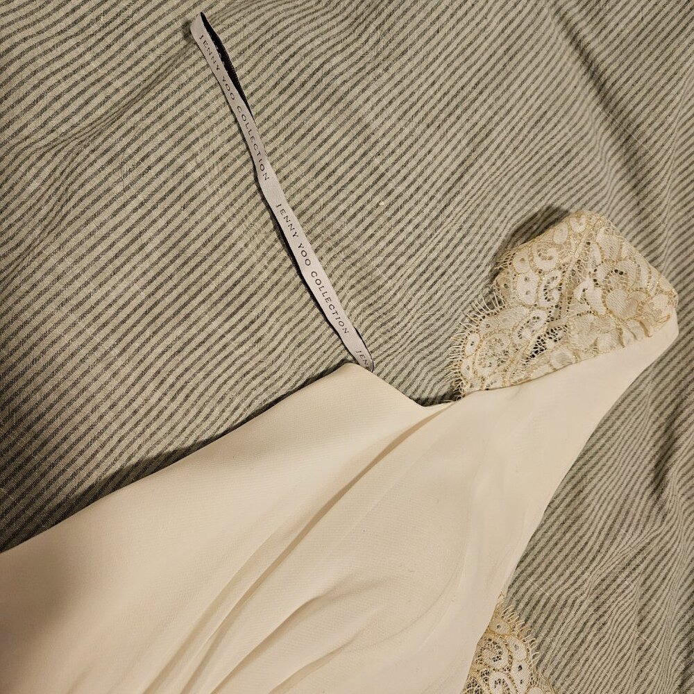 BHLDN by Anthropologie Jenny Yoo Evangeline Wedding Gown - size 8 - Picture 9 of 13